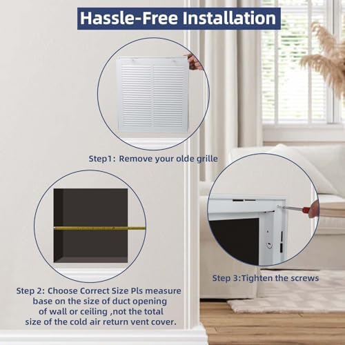 14x30 Return Air Grille, Air Return Vent Cover - Image 6