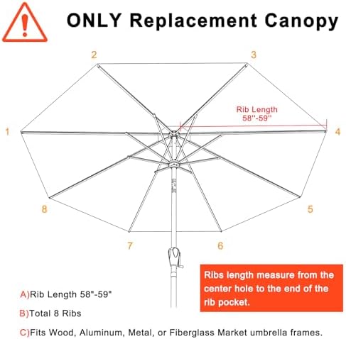MASTERCANOPY 10ft Replacement Canopy - Image 2
