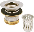 Westbrass Junior Basket Style Bar Sink Strainer, Polished Nickel by Westbrass