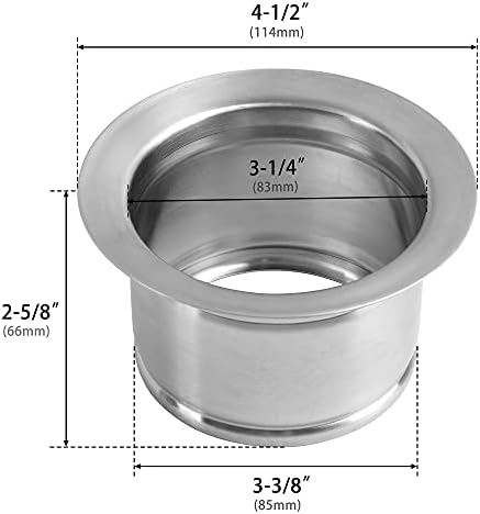 LQS Extended Sink Flange, Deep Garbage Disposal Sinks Flange - Image 3