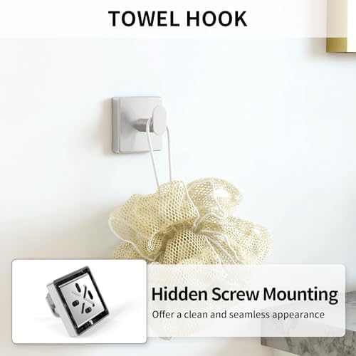 KLJKPA Brushed Nickel Bathroom Hardware Set, 24 inch Bathroom Towel Holder - Image 3