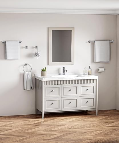 6 Pcs Chrome Bathroom Hardware Accessories Set SUS304 Stainless Steel - Image 7