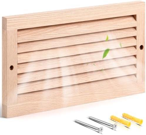 Weysat 1 Pcs 8 x 14 Inch Oak Hardwood Air Return Vent Cover by Weysat