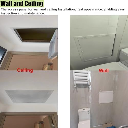 30x30, 30x34 White Wall Hole Cover Plate, Walls and Ceilings Access Box - Image 6