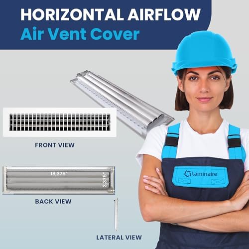 20" x 4" Duct Hole Adjustable Vent Cover - Image 2