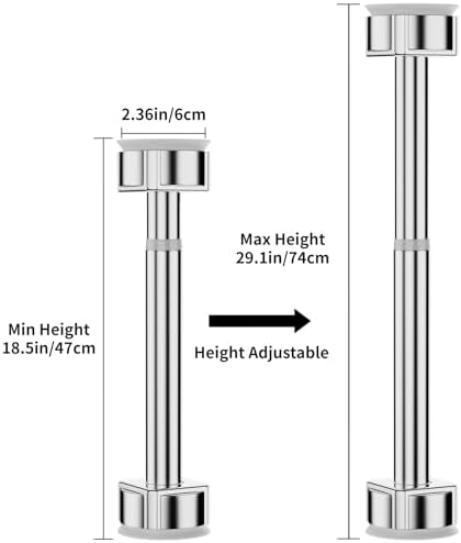 Undermount Sink Brackets, 18.5"-29.1" Adjustable Kitchen Undermount Sink Support - Image 2