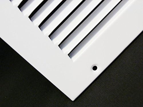 HVAC Premium 12'' x 6'' Flat Stamped Steel Return Air Grille - Image 5