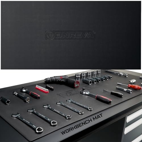 ONREVA Workbench Mat 24X48 Inches, EVA Work Mat, Protect Your Work Bench Top by ONREVA