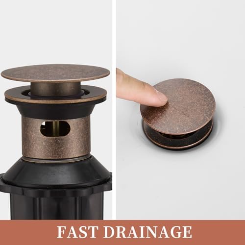 5/8 Inch Bathroom Faucet Vessel Vanity Sink Pop Up Drain Assembly Stopper - Image 5