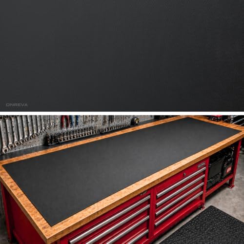 ONREVA Workbench Mat 22X48 Inches, EVA Rubber Work Mat, Protect Your Work Bench by ONREVA