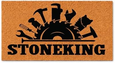 Doormat - Personalized Handyman Tools Welcome Door Mat 5905 by WoodByStu