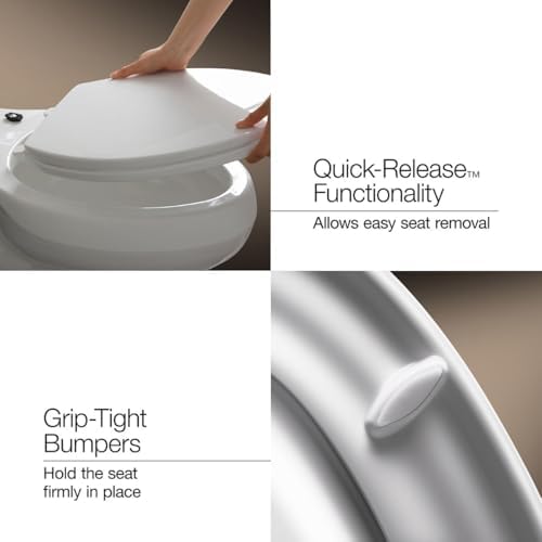 KOHLER Cachet Nightlight Round Toilet Seat Soft Close, ReadyLatch® - Image 4