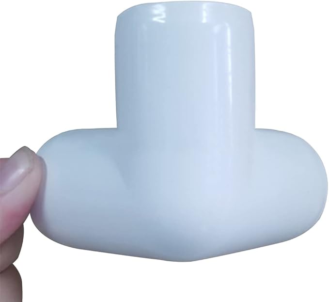 1-1/4“ Tee PVC Fitting 3 Way Elbow Connector, Furniture Grade 90 Degree Elbow - Image 4