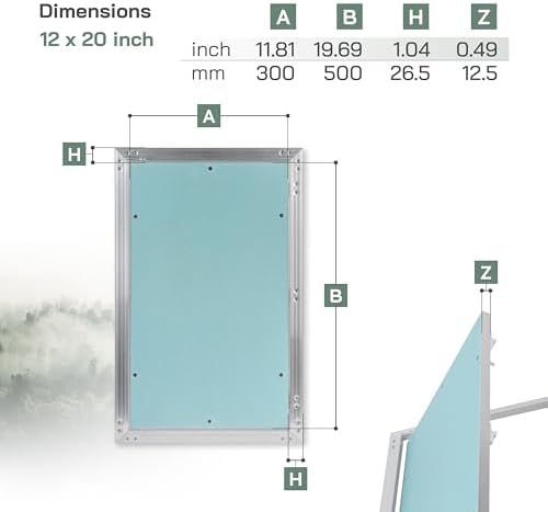 Vent Systems 12" x 20" Inch Access Panel - Image 2