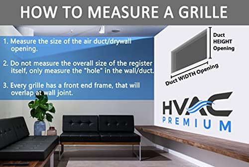 HVAC Premium 6" x 10" Toe Kick Vent Grille - Image 5