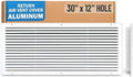 Fits 30x12 Hole | Aluminum Return Air Grille by Handua | Vent Cover Grill by Handua