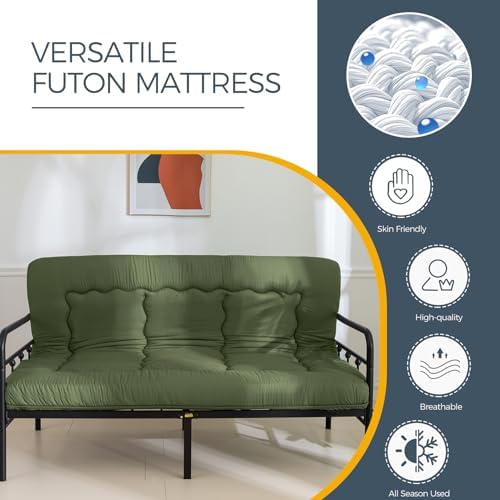 MAXYOYO 6" Extra Thick Japanese Floor Mattress Queen Folding Futon Mattress - Image 3