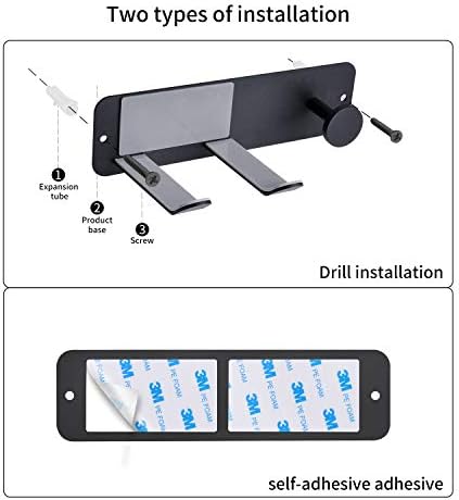 Hair Dryer Holder Wall Mounted, Stainless Steel Self Adhesive Blow Dryer Holder - Image 5