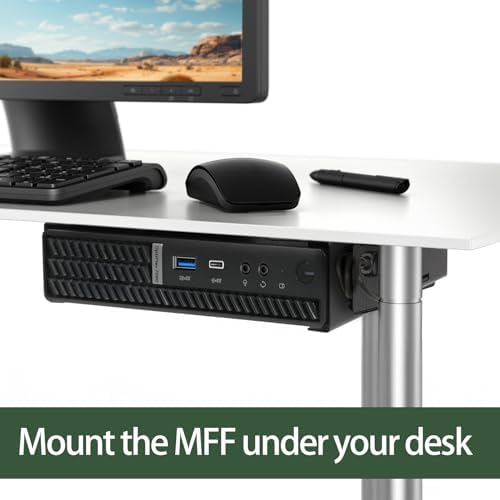 Mini PC Mount Compatible with Dell OptiPlex Micro, Mini PC VESA Mount, Under - Image 2