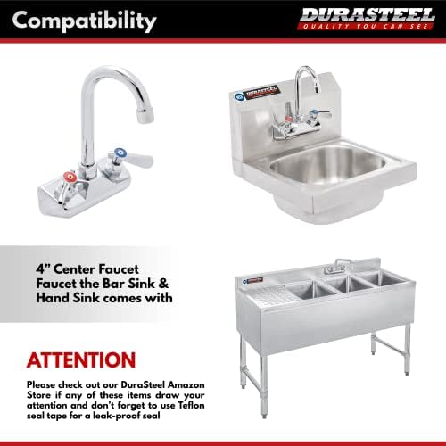 DuraSteel Wall Mount Faucet 90-Degree Elbow - Image 5