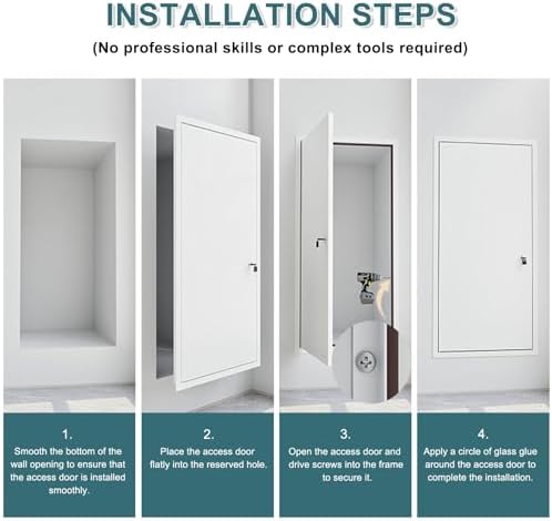 Access Panel Fire Rated 12" 14" 20" 24" 28" Attic Access Hatch - Image 6
