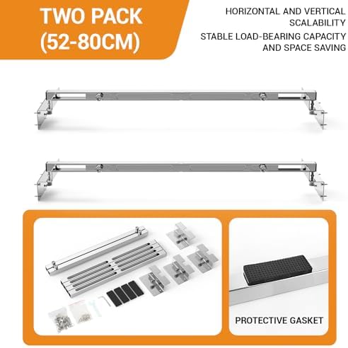 2-Pack Undermount Sink Bracket, Adjustable Undermount Sink Support Kit - Image 4