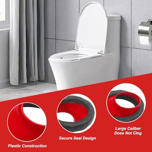 Toilet Wax Ring, Wax Ring for Toilet, Anti-Odor Thickened Rubber Seal, Easy - Image 4