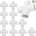 4 Way 3/4 SCH40 Flush Cross PVC Fitting Pipe Connector by WESUA