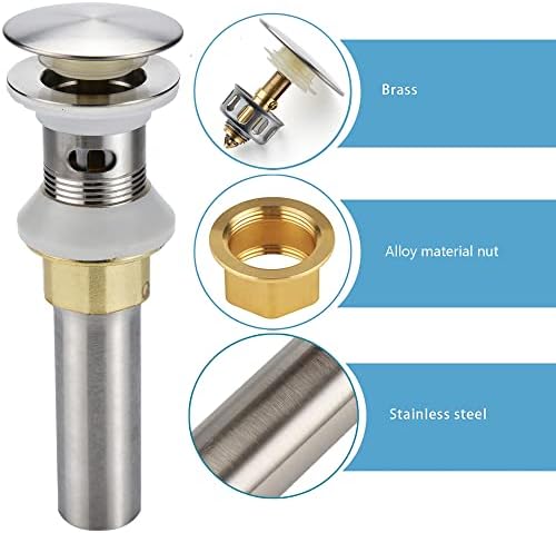 Rockgoya Bathroom Sink Drain, 2 Pack Drain Stopper Bathroom Sink - Image 3