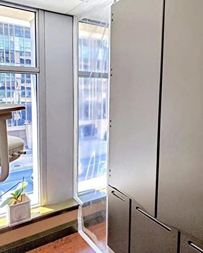 RE-U-ZIP Ultra-Clear Hook & Loop Dust Barrier Panel Kit | FR Vinyl Plastic - Image 7