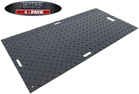 4Pcs 4' x 8' Ground Protection Mats w/ 6 Pcs Single Connectors - Image 6