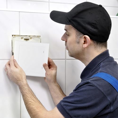 1 Pack Self Adhesive Access Door Panels, Push to Open Wall Access Hole Cover - Image 6