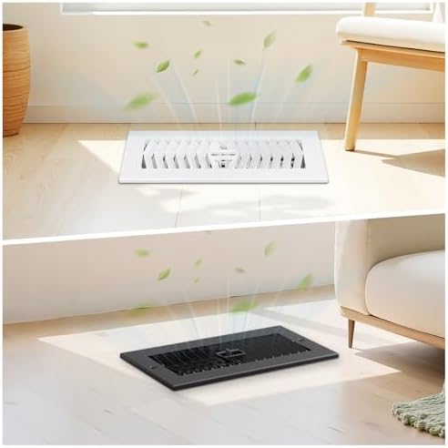4x10 Floor Vent Cover 6-Pack Heavy Duty Floor Register - Image 3