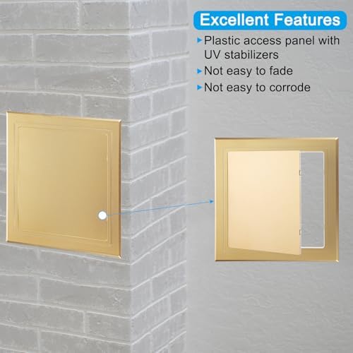PATIKIL 6x6 inch Self-Adhesive Access Panel, ABS Plumbing Access Doors Easy - Image 3