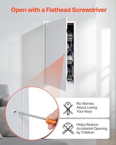 VEVOR Access Panel for Drywall, 30.3 x 15.2 in Galvanized Steel Access Door - Image 5