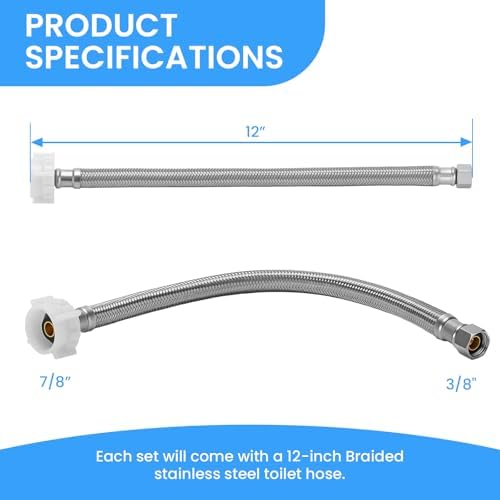3" RV Toilet Flange & Seal Kit w/12" Hose - Image 5