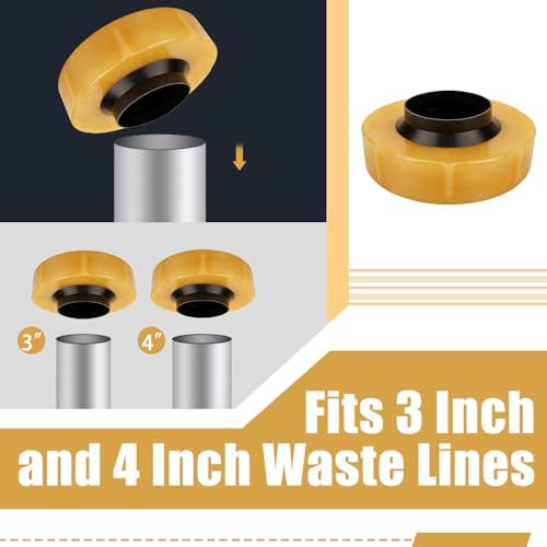 Standard Toilet Wax Ring 4 Pack, Universal Fit - Image 6