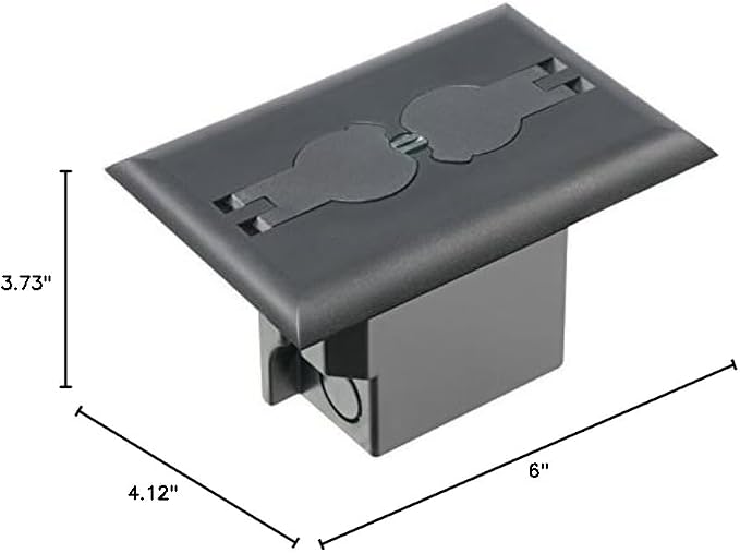 Arlington Industries FLBRF101BL-1 Retrofit Electrical Floor Box - Image 4