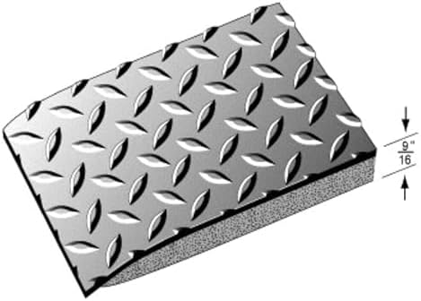 Rhino Mats DTT36DSGX3 Diamond Plate Anti-Fatigue Mat, 3 FT. x 3 FT. x 1 in. - Image 6