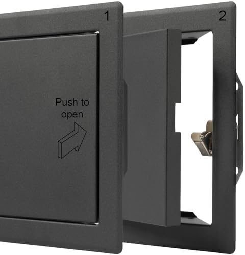 Vent Systems 6'' x 6'' Inch Anthracite Metal Access Panel - Image 7