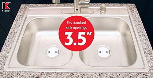 Plumb Pak 3.5-in. Plastic Fixed Post Style Kitchen Sink Strainer, Stainless - Image 6