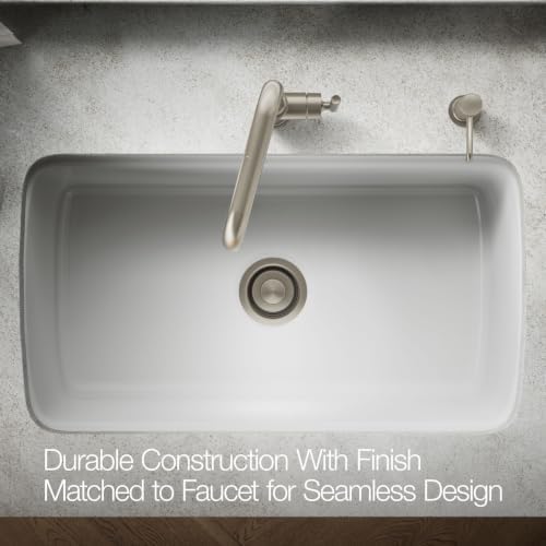 Kohler K-11352-BN Disposal Flange, Vibrant Brushed Nickel - Image 4