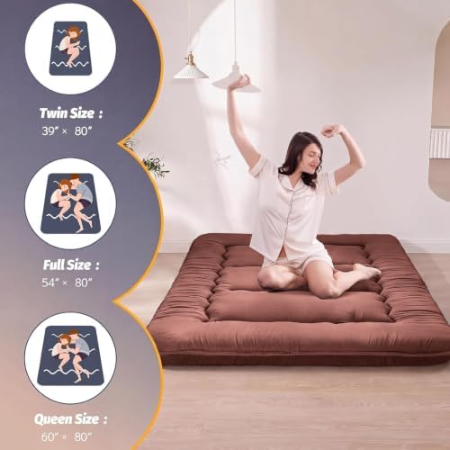 MAXYOYO 6" Extra Thick Japanese Floor Mattress Twin Folding Futon Mattress - Image 2