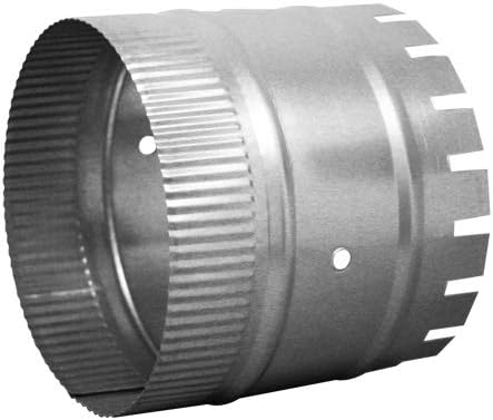 6" Start Collar HVAC, 26 Gauge Galvanized Steel Round Duct Connector by DuctOutlet