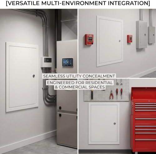 4x6 Lockable Galvanized Access Panel 1.2mm Steel Drywall Door - Image 6