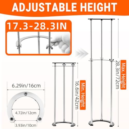 Undermount Sink Brackets, Stainless Sink Support, 17.3"-28.3" Adjustable Under - Image 2