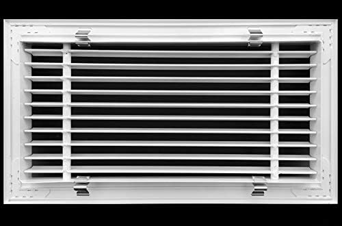 HVAC Premium 12"W X 4"H Linear Aluminum Clip-On Bar Return Air Grille - Image 4