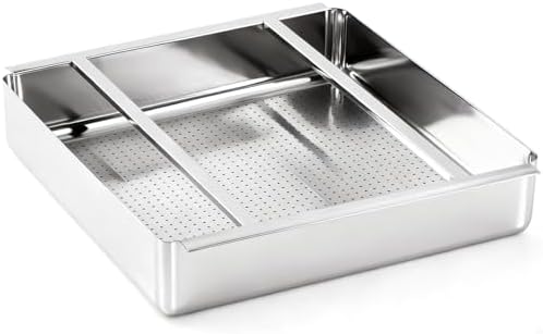 Tuanse Pre Rinse Basket with Stainless Steel Slides Commercial Strainer Basket by Tuanse