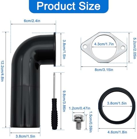 1 Set Garbage Disposal Drain Elbow Replacement Kit Garbage Disposal Drain - Image 2