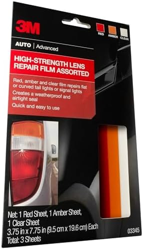 3M Auto High-Strength Lens Repair Film, 3.5 in x 7.75 in, Weatherproof & - Image 2